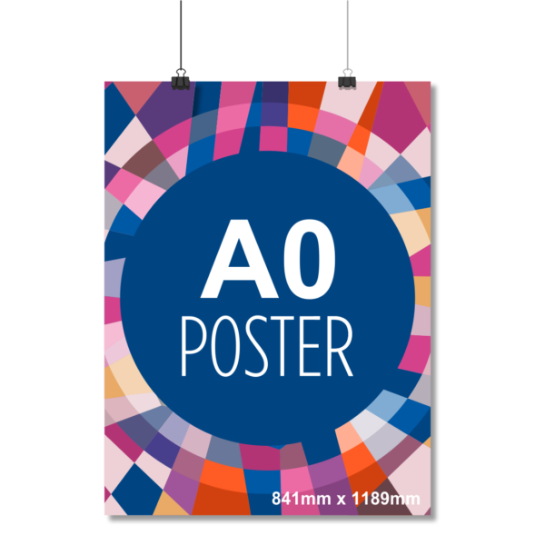 A0 size colour poster