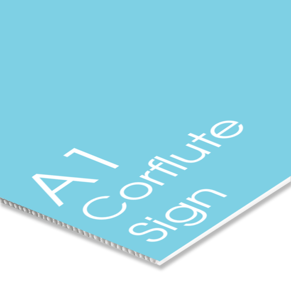 A sample of A1 corflute sign